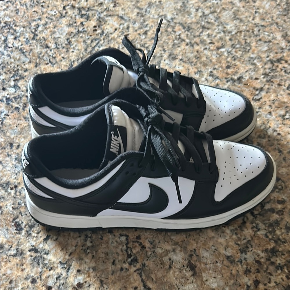 Nike Black and White Low-Top Sneakers